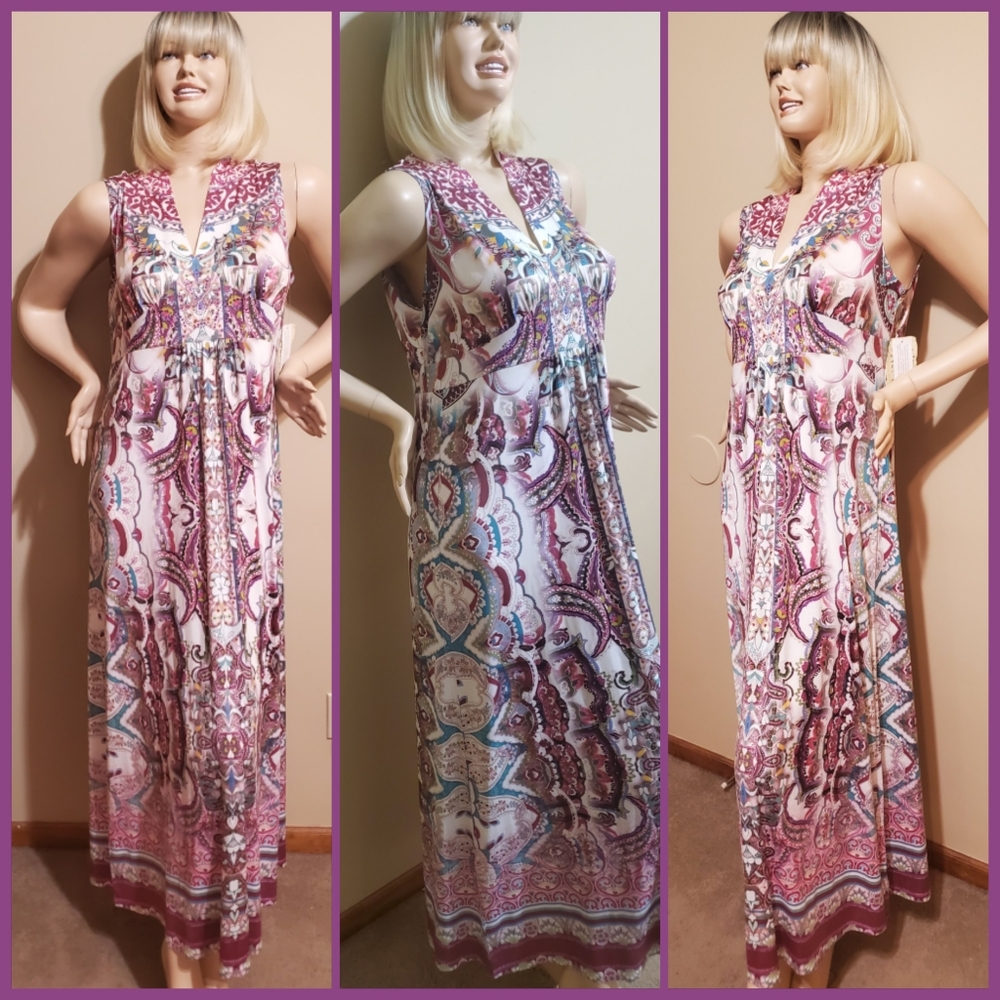 One World Maxi Dress Size XLarge New with tags